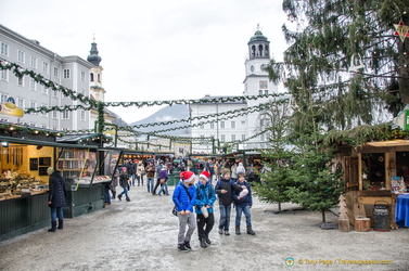 Beautiful setting of Salzburg's Christmas market
